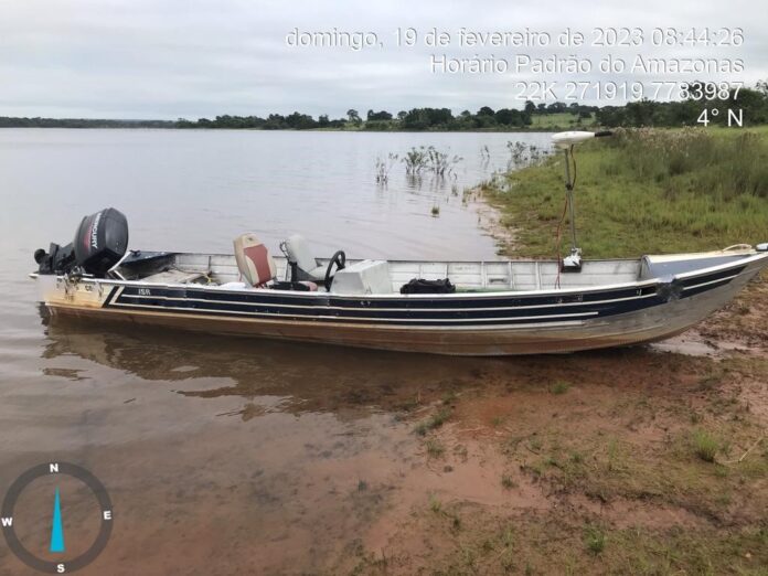 PMA de Três Lagoas autua dois pescadores em R$ 8 mil por pescar durante a piracema e apreende lancha e petrechos de pesca no rio Verde