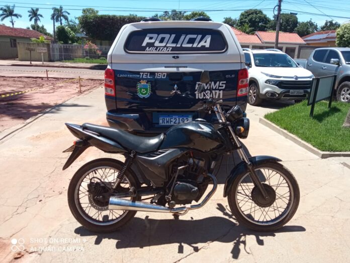 Polícia Militar prende autor de receptação de uma motocicleta em Batayporã