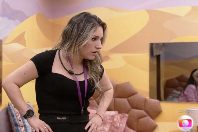 Amanda se revolta no BBB23