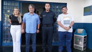 Comandante da 7ª CIPM recebe visita do Prefeito Municipal de Santa Rita do Pardo