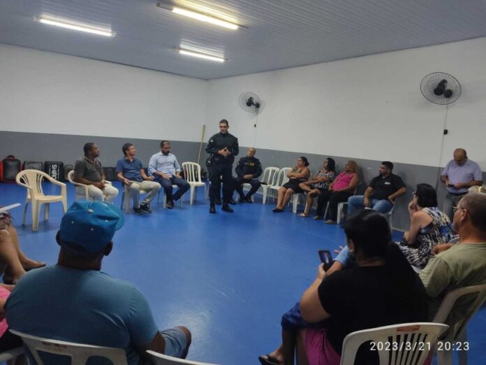 Comandante do 10º BPM participa de reunião comunitária com o Conselho de Segurança – CONSEG dos Pioneiros