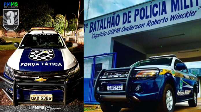 Homem foi preso pela Polícia Militar por tentativa de estupro e por morder e arrancar pedaço da língua de uma mulher em Dourados