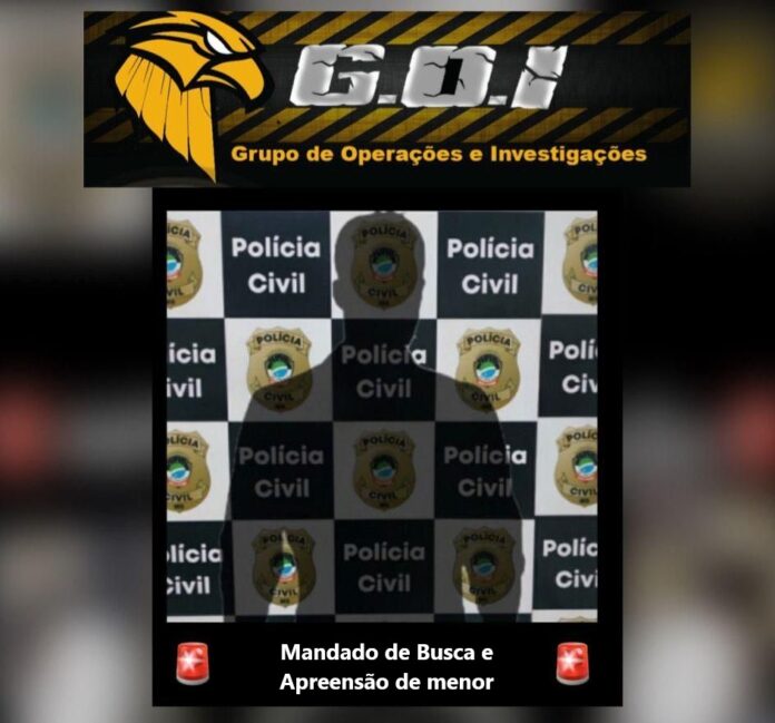 POLÍCIA CIVIL cumpre MBA de Adolescente Infrator