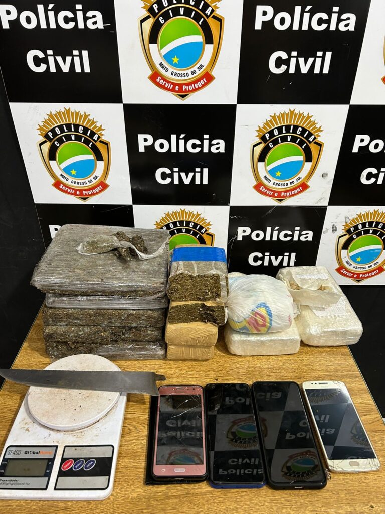 POLÍCIA CIVIL/2ªDP Dourados prende 3 por tráfico de Drogas