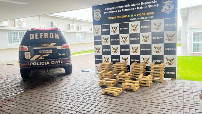 POLÍCIA CIVIL/DEFRON no Âmbito da Operação Hórus Apreende 163kg de maconha