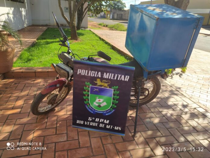 Polícia Militar apreende moto irregular em Rio Verde