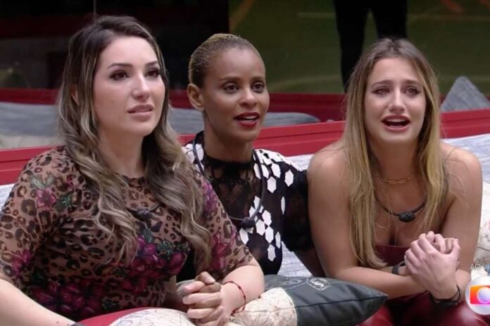 Amanda, Aline e Bruna na final do BBB23