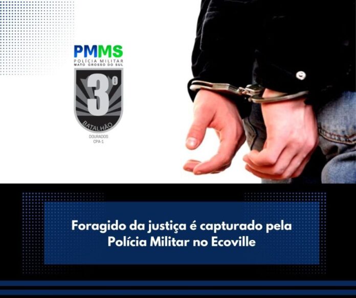 Foragido da justiça é capturado pela Polícia Militar no Ecoville