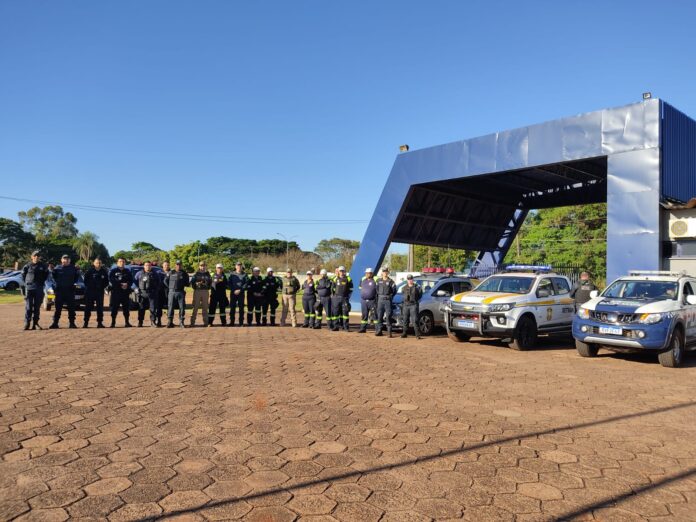 Forças de segurança iniciam grande operação em Ponta Porã e região