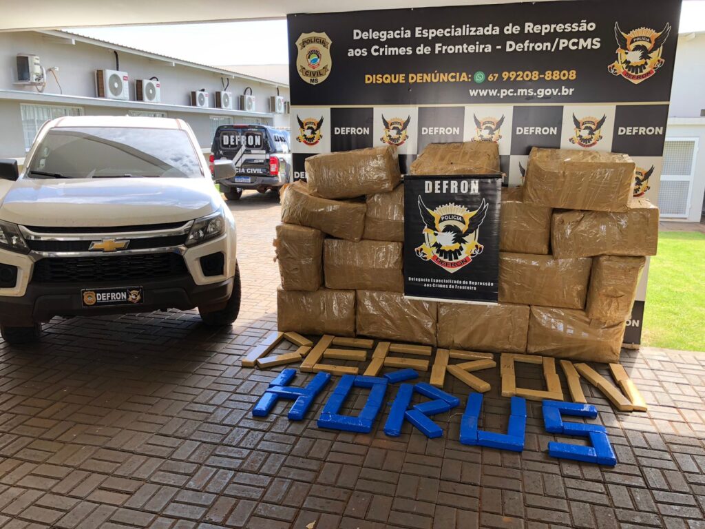 Polícia Civil apreende aproximadamente 1 tonelada de maconha em Dourados