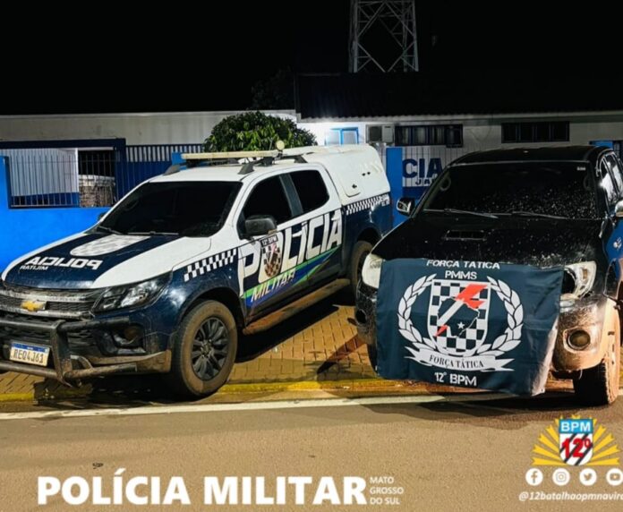 Policia Militar de Naviraí/MS Recupera Veiculo furtado no Paraná.