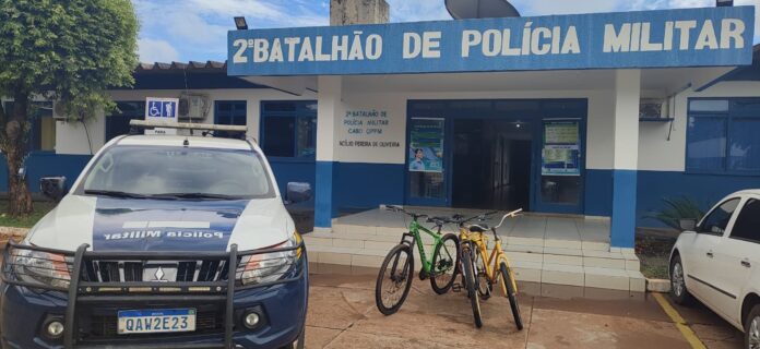 Polícia Militar em Três Lagoas, recupera bicicletas furtadas e prende autores