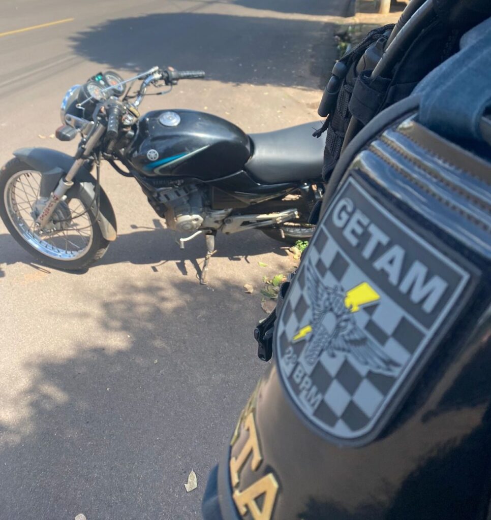 Polícia Militar recupera motocicleta furtada em Três Lagoas