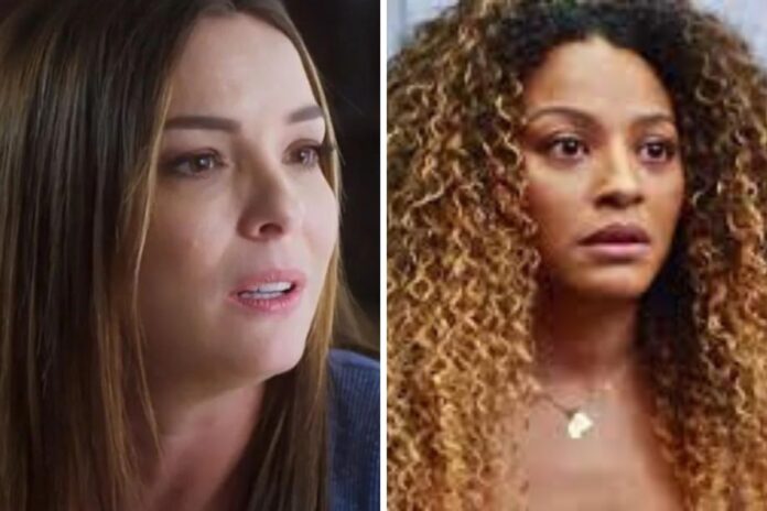 Clara (Regiane Alves) e Sol (Sheron Menezzes) em Vai Na Fé