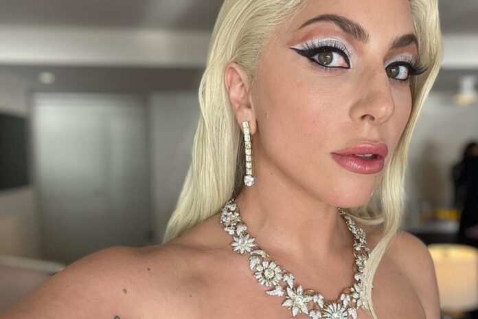 Lady Gaga em selfie