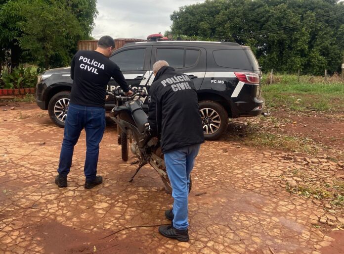 Polícia Civil recupera moto furtada em Dois Irmãos do Buriti