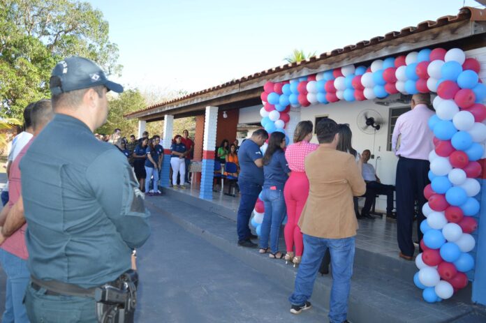 Polícia Militar participa de inauguração do ESF em Coxim