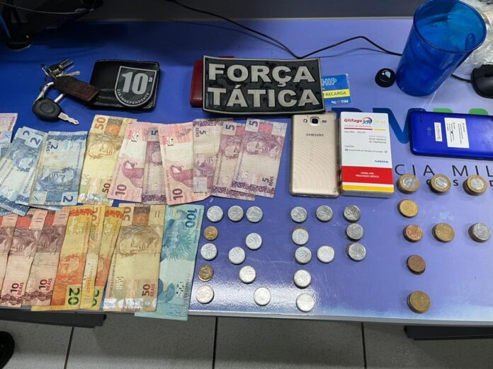 Polícia Militar prende 4 indivíduos logo após roubo na região do Lagoa