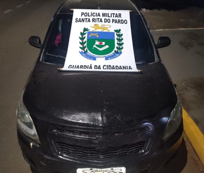 Polícia Militar prende casal por receptação e recupera veículo produto de apropriação indébita em Santa Rita do Pardo