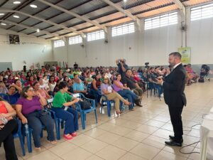 Agosto Lilás – Polícia Civil ministra palestra em Dois Irmãos do Buriti, sobre violência doméstica e familiar contra a mulher