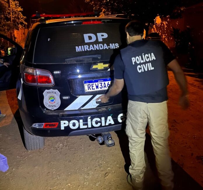 Estelionatário é preso pela Polícia Civil em Miranda