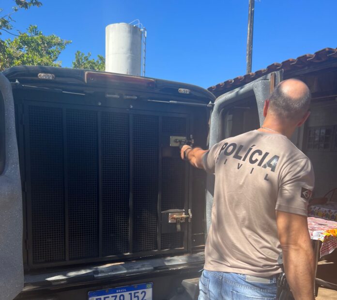 Homem suspeito de ameaça e vias de fato é preso pela Polícia Civil em Anastácio