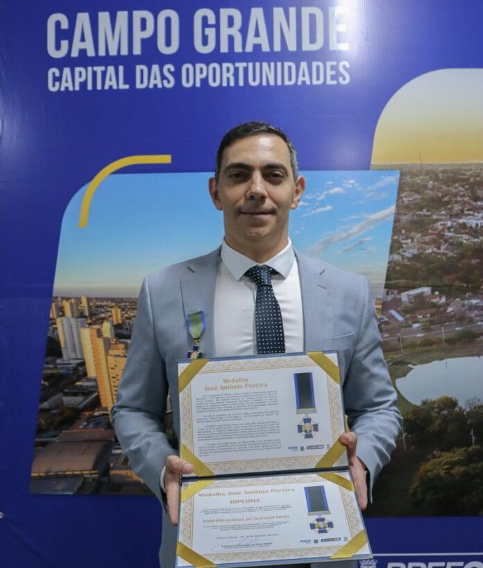 Delegado-Geral é homenageado pela Guarda Civil Metropolitana de Campo Grande