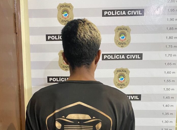 Polícia Civil prende condenado por tráfico de drogas e corrupção de menores, em Sidrolândia