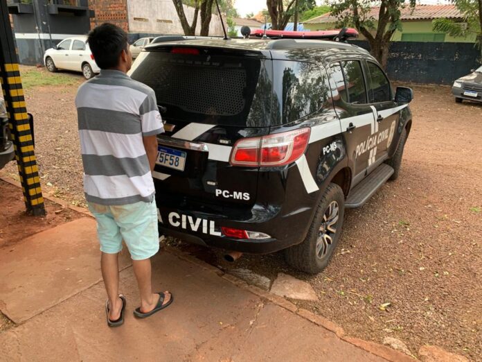 Polícia Civil prende em flagrante homem que mantinha a companheira em cárcere privado, em Aral Moreira