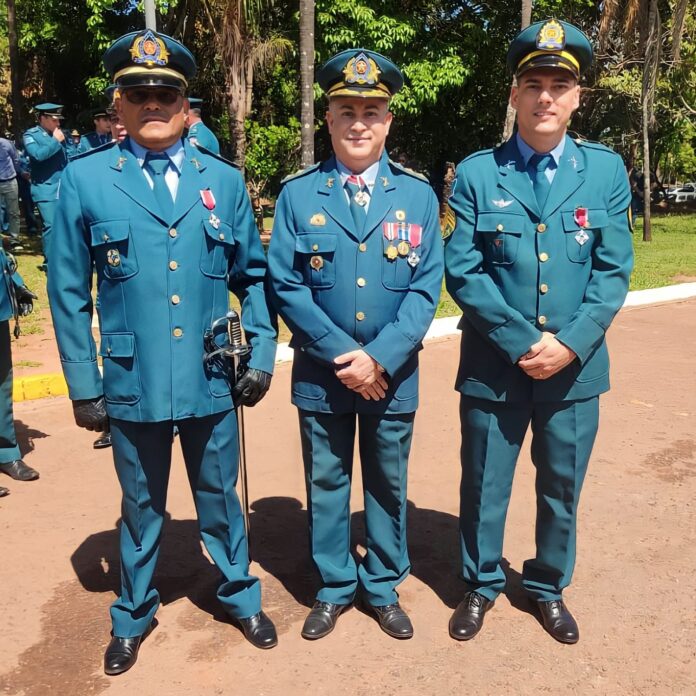 Policiais do BPMTRAN recebem a Medalha Insígnia do Mérito Policial Militar