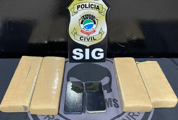 Polícia Civil prende dois por tráfico de drogas em Batayporã