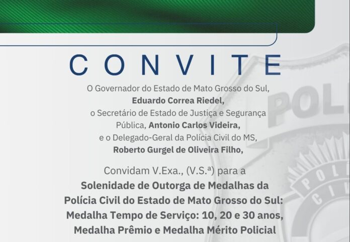  Polícia Civil realiza outorga de medalha na segunda