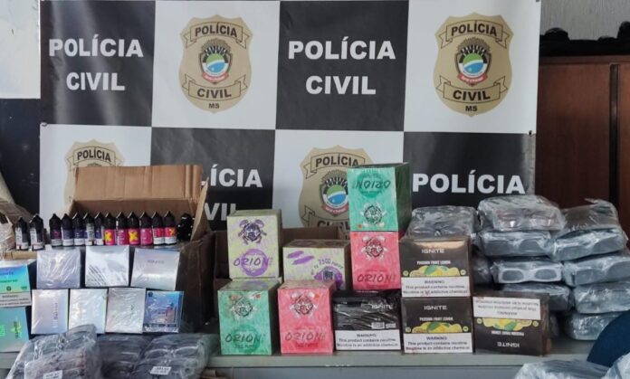 Polícia Civil apreende material contrabadeado em bairro de Campo Grande