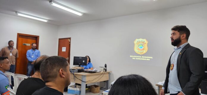 Polícia Civil participa de palestra em Corumbá, com o objetivo de combater furto de água na região