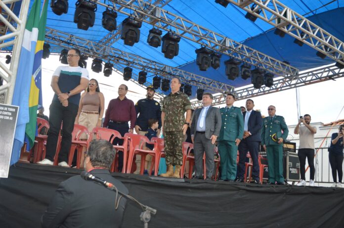 Polícia Militar participa do desfile cívico em comemoração aos 126 anos de Coxim