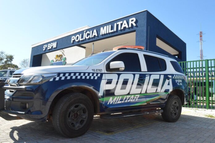 Polícia Militar cumpre mandado de prisão na tarde de ontem em Coxim