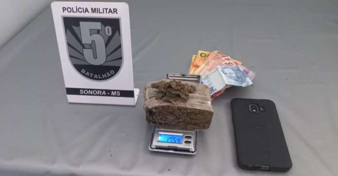 Polícia Militar Prende Homem por Tráfico de Drogas em Sonora