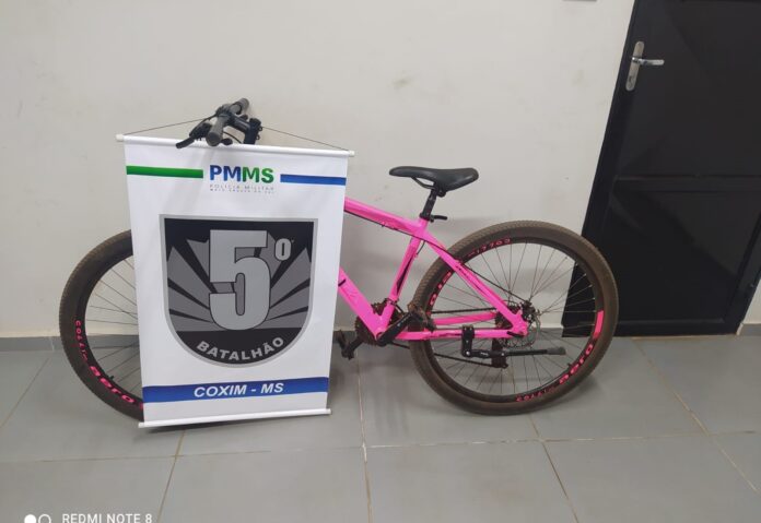 Polícia Militar Recupera Bicicleta Furtada e Prende Suspeito em Coxim