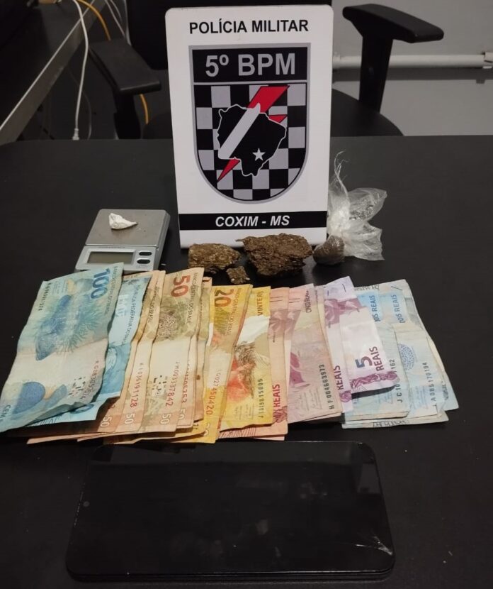 Polícia Militar e Polícia Civil fecham boca de fumo em Sonora