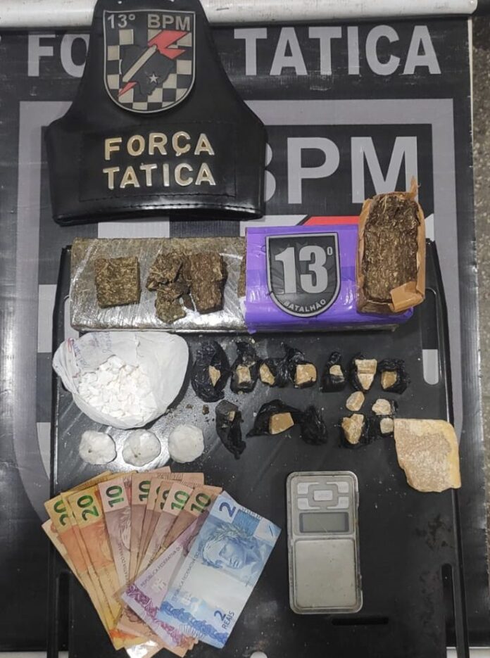 Polícia Militar fecha ponto de tráfico de drogas em Paranaíba