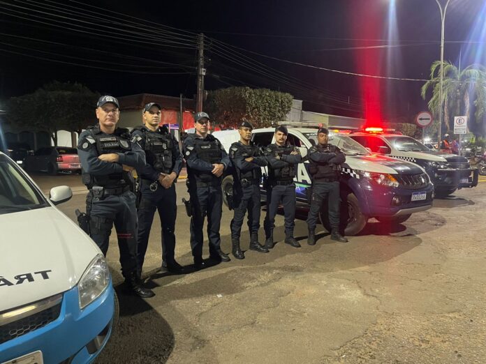 Polícia Militar garante a segurança durante a 52ª Festa do Peão de Cassilândia