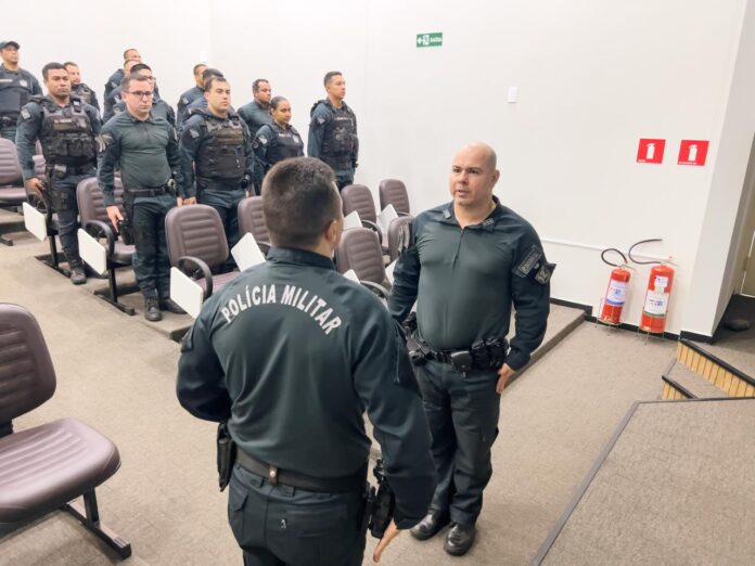 Polícia Militar realiza formatura e capacitação para o registro de ocorrência no Sistema CADG em São Gabriel do Oeste