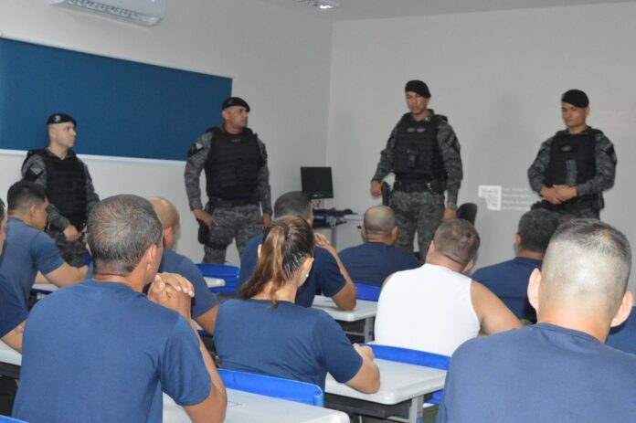 Policiais Militares Realizam Teste de Aptidão Física para o X Curso de Aperfeiçoamento em Força Tática em Coxim