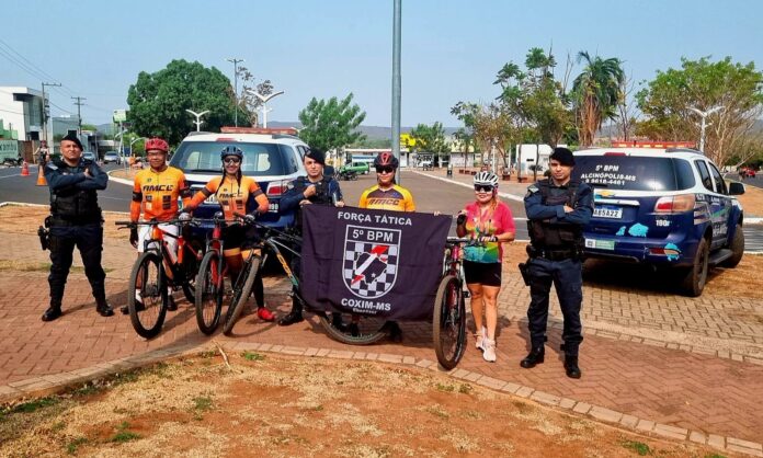 Policial Militar participa do 5º Desafio 30 Horas Solidárias em Coxim