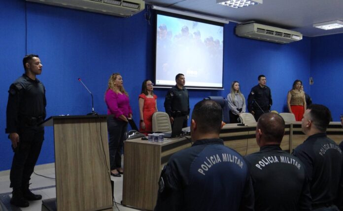 Polícia Militar em Três Lagoas realiza Aula Magna do Curso para laborar o Programa Mulher Segura da PMMS