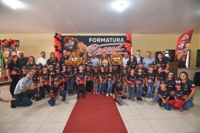 Polícia Militar realiza formatura do Proerd Kids em Sonora