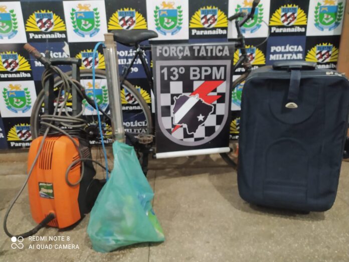 Polícia Militar recupera produtos furtados, prende autor de furto e localiza receptadores em Paranaíba